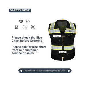 Gilet de sécurité personnalisé pour hommes, léger, haute visibilité, réfléchissant, gilet de sécurité premium, vêtements de travail, gilet de sécurité, fournisseur OEM - Product Image 2