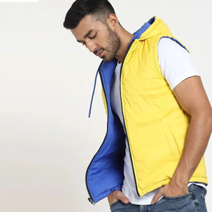 Chaleco Acolchado de Lona para Hombre, de Alta Calidad, Talla Grande, Impermeable, Reversible, Invierno, Personalización OEM, Diseño Personalizado con Logotipo - Product Image 5