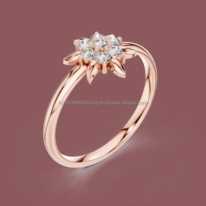 Anillo de diamante personalizado 14K directo de fábrica Precio directo - Product Image 1