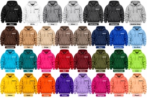 เสื้อฮู้ดโอเวอร์ไซส์สีเขียวมรกตแบบสั่งทำพิเศษสำหรับผู้ชาย ผ้าฟลีซหนานุ่ม คุณภาพพรีเมียม สตรีทแวร์ โลโก้ด้านหน้า โพลีเอสเตอร์ แห้งเร็ว - Product Image 5