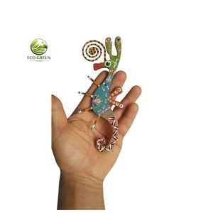 Arte de Pared de Peces de Madera Pintado a Mano, Escultura de Animales Marinos Coloridos, Arte Decorativo Ecológico con Protección UV - Product Image 1