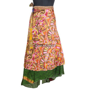 New Indian Printed Long <b>Wrap</b> Around <b>Skirt</b> Magic 38" Sarong Pareo Custom Latest Design Women Fashion Wear for Women - Product Image 5