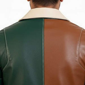 Veste en cuir élégante et tendance pour hommes, vente en gros, haute qualité, design personnalisé, veste en cuir véritable confortable pour l'hiver - Product Image 5