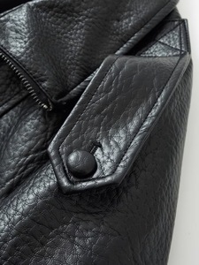 European American Unisex Fashion Hot-Selling Solid Spring Stand Collar Leather Waterproof Breathable Jacket Coat - Product Image 6