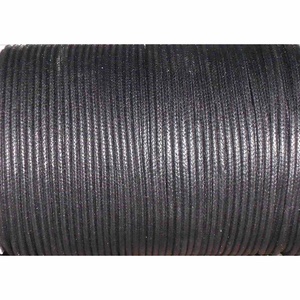 100% Cotton Polish Braided Cords with Waxed Finish Waterproof for Bags Garments Shoes Home Textiles - Product Image 2