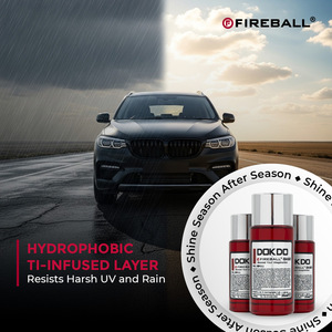 Kit de revêtement céramique Fireball Dok Do 105 ml (couche de base et couche de finition) Protection double couche, résistance aux produits chimiques et aux UV, bouclier hydrophobe - Product Image 6