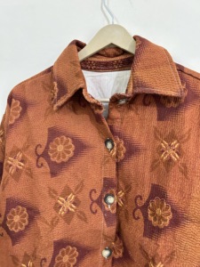 Chaqueta Kantha Hecha a Mano, Estilo Vintage Boho, Chaqueta Hippie - Product Image 6