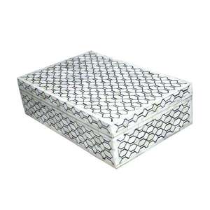 Handcrafted Moroccan Bone Inlay Rectangular Tableware with <b>Lid</b> Multifunction Customized Capacity <b>Storage</b> Container Easy to Clean - Product Image 2