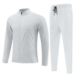 Vêtements de sport pour hommes en polyester/coton personnalisés avec logo, coupe-vent d'automne, fermeture éclair, capuche, jogging, sweat-shirt - Product Image 2