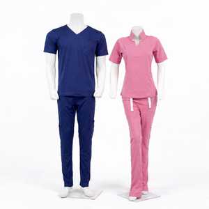Unisex Medical <b>Scrub</b> Uniform Set Breathable Hospital Workwear Nursing <b>Scrubs</b> <b>Top</b> and Pants Comfortable Healthcare Uniform Bulk - Product Image 5