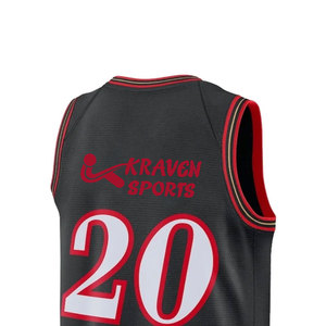 Camiseta de Baloncesto de Manga Corta con Estampado, 100% Poliéster, con Servicio OEM - Product Image 5