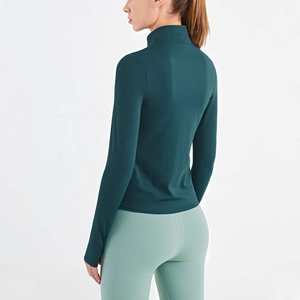 Camisas de Equitación para Mujer, Alta Calidad, Cierre de Cremallera en la Cintura Alta, Tela de Forro Polar, Spandex/Poliéster, Transpirable, Secado Rápido - Product Image 2