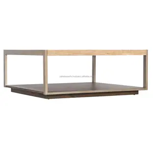 Elegante Mesa de Centro de Hierro Forjado Hecha a Mano, Decoración de Diseño Moderno, Mesa Auxiliar de Metal de Lujo, Muebles Premium Zahid Exports - Product Image 1