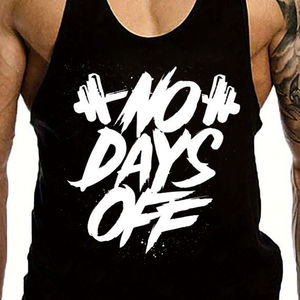 100% New Cotton and Polyester <b>Man</b> Tank Top White and Black Color <b>Men's</b> Top Oversized Tank Tops Low Price with low moq - Product Image 3