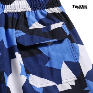 2025 pantalones cortos de entrenamiento informales ecológicos de algodón 100% de corte holgado para hombres al por mayor con bolsillos y logotipos para uso en gimnasio al aire libre - Product Image 5