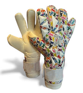 Gants de gardien de but de football professionnels personnalisés unisexes pour l'entraînement en extérieur, en latex et PU hybride, avec coutures négatives, confortables pour les doigts - Product Image 1