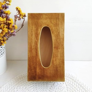 Boîte à mouchoirs en bois personnalisée avec impression émaillée écologique, nouvelle conception pour restaurant - Product Image 4