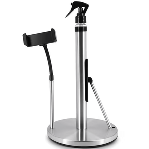 Supporto per Telefono Cellulare 3 in 1 in Acciaio Inossidabile, Braccio Pieghevole Regolabile a 360 Gradi, Supporto per Rotolo di Carta Igienica, Istruzioni in 2 Minuti - Product Image 1