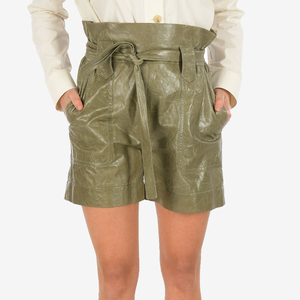 กางเกงขาสั้นหนังคุณภาพสูงสำหรับผู้หญิง ขายส่ง กันน้ำ ระบายอากาศได้ดี ดีไซน์ปรับแต่งได้ - Product Image 1