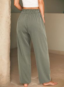 Elegant Womens Formal Trousers Slim Fit Office <b>Pants</b> Stretch Comfortable Business Wear Straight Leg Fashion Bottoms for Ladies - Product Image 2