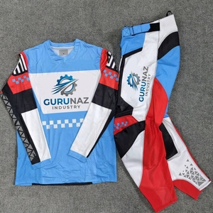 ชุดแข่งรถมอเตอร์ไซค์ GURUNA Z INDUSTRY แขนยาว สีแดงดำ พิมพ์ลายแบบ Sublimation แห้งเร็ว สำหรับผู้ชาย ใช้ได้ทุกฤดู อุปกรณ์มอเตอร์ครอส - Product Image 1