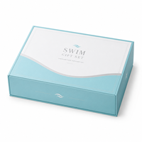 Boîte cadeau magnétique en carton rigide personnalisée, multi-compartiments, finition mate, OEM