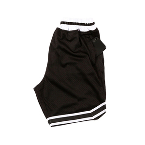 Shorts de basket-ball personnalisés de haute qualité, confortables, en polyester et coton, pour hommes, séchage rapide, en mesh, en vente. - Product Image 4