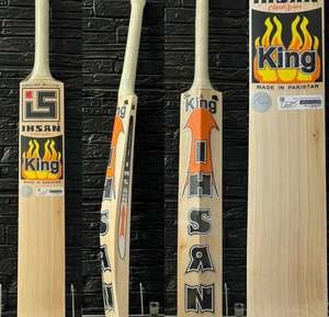 Bate de Críquet Ihsan Sports Serie Clásica Edición King, Madera de Sauce Inglesa, Ligero y Duradero, con Funda Protectora y Agarre Extra - Product Image 1