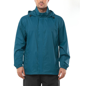 Custom Logo <b>Waterproof</b> Canvas <b>Thin</b> Windbreaker <b>Jacket</b> Men-Wholesale Best Selling - Product Image 5