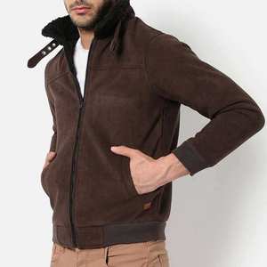 Veste en daim tendance au look classique haut de gamme pour homme, prix abordable, fabrication pakistanaise, style streetwear. - Product Image 5