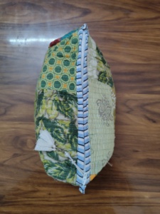 Corn husk clutch pouch Durable makeup pouch wholesale Soft portable puffer bag Lightweight cosmetic casecaseble Wholesale - Product Image 2