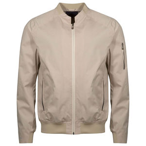 Blouson bomber homme sur mesure avec fermeture éclair, coupe-vent uni, col baseball, qualité supérieure à prix abordable, fabrication OEM de qualité. - Product Image 2