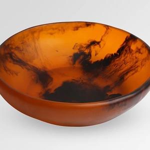 Bol à salade et à nourriture en résine pour la maison, les restaurants et les fêtes - Écologique, durable, couleur personnalisable, fait main - Product Image 4