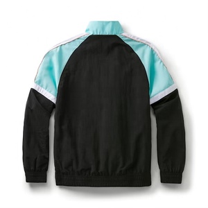 Veste coupe-vent imperméable softshell à fermeture éclair personnalisée pour hommes survêtement en nylon unisexe avec poignets élastiques - Product Image 2