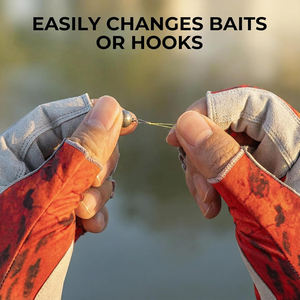 Gants de pêche professionnels sur mesure pour l'extérieur, antidérapants, respirants, légers, avec fermeture auto-agrippante, unisexe - Product Image 5