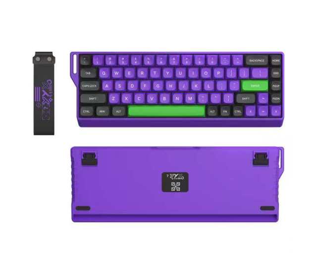 60% Wired Magnetic Switch RGB Gaming Keyboard 18 Lighting Modes 68 Keys Mechanical Keyboard