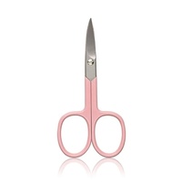 Ciseaux à cuticules pour soins des ongles, best-seller, en acier inoxydable, lames droites, pointe arrondie, pour droitiers, durables, pour ongles personnalisés
