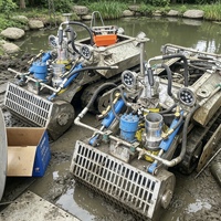 Robot de dragage submersible pour réservoirs industriels, machine de nettoyage de boues sous-marine à 30 m pour réservoirs chimiques