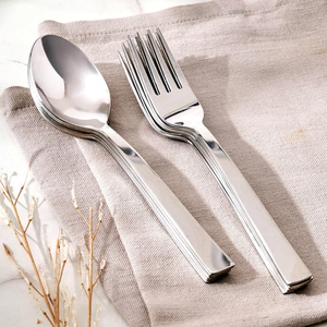 Cuchara de Acero Inoxidable, Juego de Cubiertos de Acero Inoxidable con Acabado Espejo Clásico, Cuchara, Tenedor, Cuchillo - Product Image 4