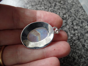 Collier pendentif en argent sterling 925, pendentif délicat, collier de pierres précieuses Bijoux faits à la main Cadeaux de Noël pour elle - Product Image 4