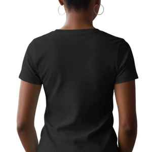 เสื้อยืดกราฟิกผู้หญิงลายพิมพ์สีฟ้าอ่อน แขนสั้น ผ้าฝ้าย สไตล์ลำลอง สำหรับฤดูร้อน สตรีทแวร์ รับสกรีนโลโก้ - Product Image 6