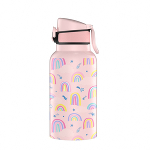 Botellas para Niños, de Doble Pared, de Acero Inoxidable, Aisladas, Térmicas, con Tapa, Termos, Frascos, Botellas de Agua para Pajita - Product Image 3