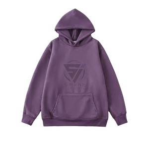 Sweat à capuche pour homme en tissu recyclé, coupe classique, 100% coton biologique, durable, avec poche, fabriqué par des fabricants - Product Image 1