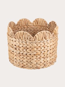 Panier de rangement multifonctionnel artisanal en jacinthe d'eau, écologique et moderne, pour salle de bain, placard, chambre d'enfant - Product Image 1