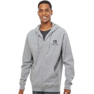 Sweat à capuche zippé mi-lourd pour homme avec capuche ajustable, style streetwear décontracté, idéal pour toutes les saisons et destiné à l'exportation - Product Image 1