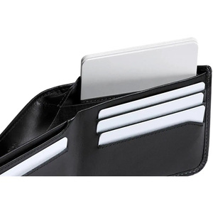 RAHRAJ ENTERPRISES Red Leather Bifold <b>Wallet</b> Men's Slim Card <b>Holder</b> Travel <b>Passport</b> Case Model Re-mw-022 7 Days Sample Lead Time - Product Image 4