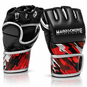 Gants de boxe et d'arts martiaux en cuir noir, nouveaux gants d'entraînement MMA, gants de Muay Thai, gants MMA personnalisables - Product Image 1