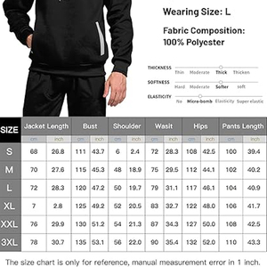 Chándal con Capucha y Bloques de Color para Hombre, Sudadera con Cremallera Completa y Bolsillos Laterales, Ropa Deportiva Casual para Otoño, Chándal Masculino 2026 - Product Image 4