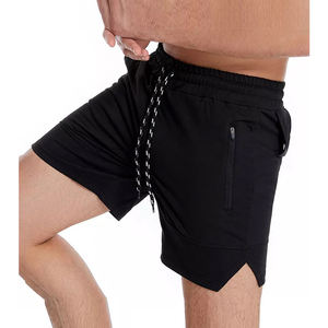 Pantalones Cortos Deportivos para Hombre, Estilo Urbano, Transpirables, Impermeables, Ecológicos, de Secado Rápido, con Estampado por Transferencia Térmica, de Lana, Sólidos - Product Image 4
