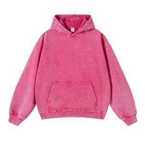 Sweat à capuche personnalisé pour hommes, 500 g/m² en molleton, coupe épaules tombantes, teint en pièce, pour les marques de mode américaines, fournisseur en gros - Product Image 6
